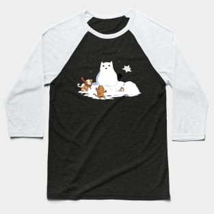 Snowcat Baseball T-Shirt